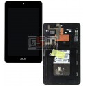 Дисплей для планшета Asus MeMO Pad HD7 ME173X (K00B), чорний, з сенсорним екраном (дисплейний модуль), з рамкою