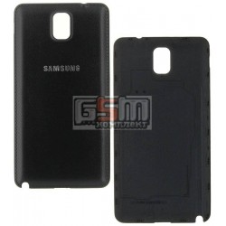 Задня кришка батареї для Samsung N900 Note 3, N9000 Note 3, N9006 Note 3, чорна