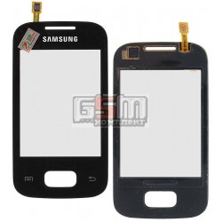 Тачскрин для Samsung S5300 Pocket, S5302 Pocket Duos, черный Тачскрин для Samsung S5300 Pocket, S5302 Pocket Duos, черный