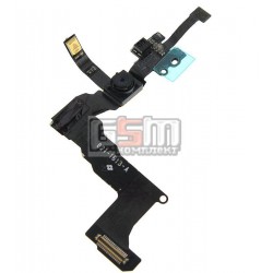 Шлейф для iPhone 5C, c датчиком приближения, с камерой, с компонентами, с микрофоном Шлейф для iPhone 5C, c датчиком приближения, с камерой, с компонентами, с микрофоном