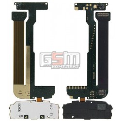 Шлейф для Nokia N95 8Gb, China quality, міжплатний, з верхнім клавіатурним модулем, з компонентами, без камери