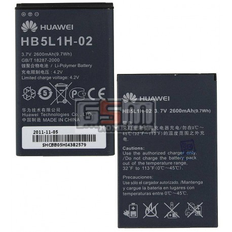 Аккумулятор HB5L1H-02 для Huawei U8350, (Li-ion 3.8V, 2600mAh)