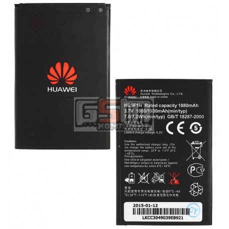 Аккумулятор HB5F1H для Huawei U8860, U8600, (Li-ion 3.8V, 1880мАч)