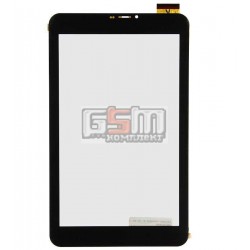 Тачскрин (сенсорный экран, сенсор) для китайского планшета 8, 40 pin, с маркировкой XC-PG0800-012B-A1-FPC, для Cube Talk8x U27GTS, размер 210*126 мм, черный