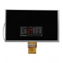 Экран (дисплей, монитор, LCD) для китайского планшета 9, 60 pin, с маркировкой 73002000851C E20346, разрешением 1024*600, размер 211*126 мм