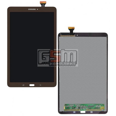 Дисплей для планшетов Samsung T560 Galaxy Tab E 9.6, T561 Galaxy Tab E, коричневый, с сенсорным экраном (дисплейный модуль)