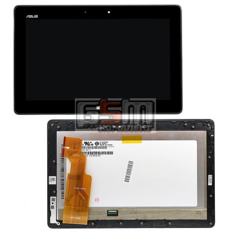 Дисплей для планшета Asus VivoTab TF600, черный, с сенсорным экраном (дисплейный модуль)