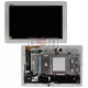 Дисплей для планшета Asus MeMO Pad 10 ME102A, белый, с сенсорным экраном (дисплейный модуль), с рамкой, #B101EAN01.1/MCF-101-099