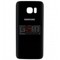 Задня панель корпусу для Samsung G935F Galaxy S7 EDGE, чорний колір, оригінал (PRC)