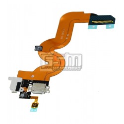 Шлейф для MP3-плеера iPod Touch 5G, коннектора зарядки, с компонентами, белый Шлейф для MP3-плеера iPod Touch 5G, коннектора зарядки, с компонентами, белый