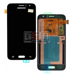 Дисплей для Samsung J120H Galaxy J1 (2016), черный, с сенсорным экраном (дисплейный модуль)