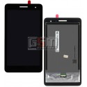 Дисплей для планшета Huawei MediaPad T1 7.0 3G, черный, с сенсорным экраном (дисплейный модуль), TV070WSM-TH0