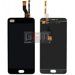 Дисплей для Meizu M3 Note, черный, с сенсорным экраном (дисплейный модуль)