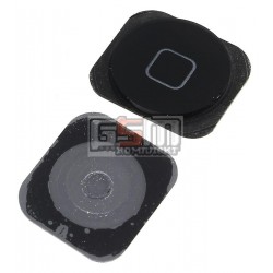 Пластик кнопки меню для Apple iPhone 5C, черный