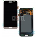 Дисплей для Samsung J320H/DS Galaxy J3 (2016), золотистый, с сенсорным экраном (дисплейный модуль), original (PRC)