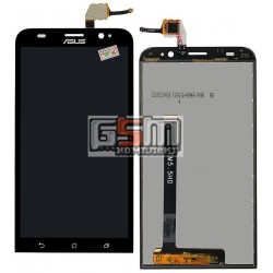 Дисплей для Asus ZenFone 2 (ZE550ML), черный, с сенсорным экраном (дисплейный модуль)