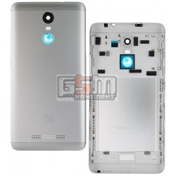 Задня кришка батареї Xiaomi Redmi Note 3, сріблястий колір, білий колір, оригінал (PRC), з бічними кнопками