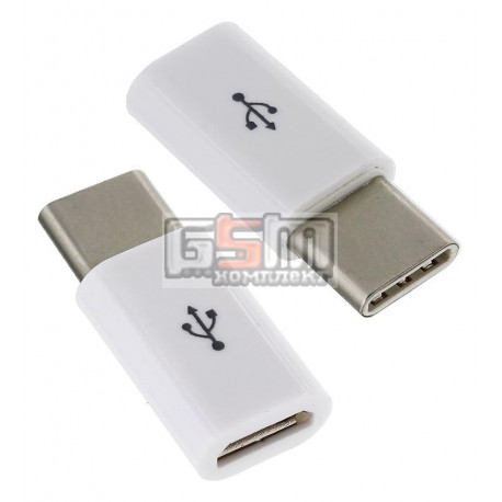 Адаптер micro-USB to USB Type-C, универсальный