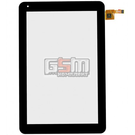 Тачскрин для планшета Prestigio MultiPad 4 Quantum 10.1 (PMP5101C), черный, #RS10F207
