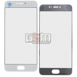 Стекло корпуса для Meizu Pro 6, белое Стекло корпуса для Meizu Pro 6, белое