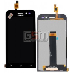 Дисплей для Asus Zenfone Go (ZB452KG), черный, с сенсорным экраном (дисплейный модуль)