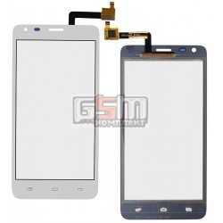 Тачскрин для Fly IQ456 Era Life 2, белый Тачскрин для Fly IQ456 Era Life 2, белый