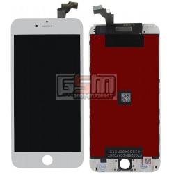 Дисплей для iPhone 6 Plus, белый, high-copy, с сенсорным экраном (дисплейный модуль), с рамкой Дисплей для iPhone 6 Plus, белый, high-copy, с сенсорным экраном (дисплейный модуль), с рамкой