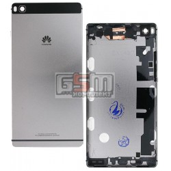 Задняя панель корпуса для Huawei P8 (GRA L09), черная Задняя панель корпуса для Huawei P8 (GRA L09), черная