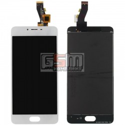 Дисплей для Meizu M3, M3s Mini, белый, с сенсорным экраном (дисплейный модуль)