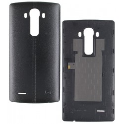 Задня кришка батареї для LG G4 F500, G4 H810, G4 H811, G4 H815, G4 H818N, G4 H818P, G4 LS991, G4 VS986, чорна, Leather Black