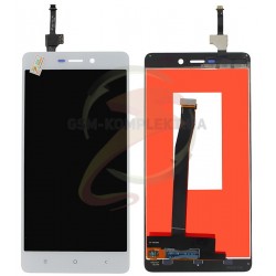 Дисплей для Xiaomi Redmi 3, белый, original (PRC), с сенсорным экраном (дисплейный модуль)