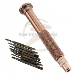 Набор отверток bst 068 (T3, T4, T5, T6, ph 1.2мм, ph 1.5мм, Pentalobe 0.8 (iphone)