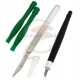 Набор инструментов BAKU BK7280 для разборки корпусов (шпатель, скальпель, две лопатки)
