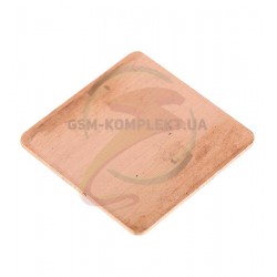 Медная термопрокладка 15x15x0,6 мм Медная термопрокладка 15x15x0,6 мм