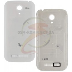 Задня кришка батареї для Fly IQ4404, біла, original, #5846009141 Задня кришка батареї для Fly IQ4404, біла, original, #5846009141
