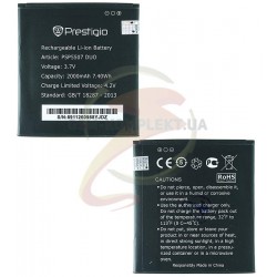 Акумулятор для Prestigio MultiPhone 5507 Duo, оригінал, (Li-ion 3.7V 2000mAh) Акумулятор для Prestigio MultiPhone 5507 Duo, оригінал, (Li-ion 3.7V 2000mAh)