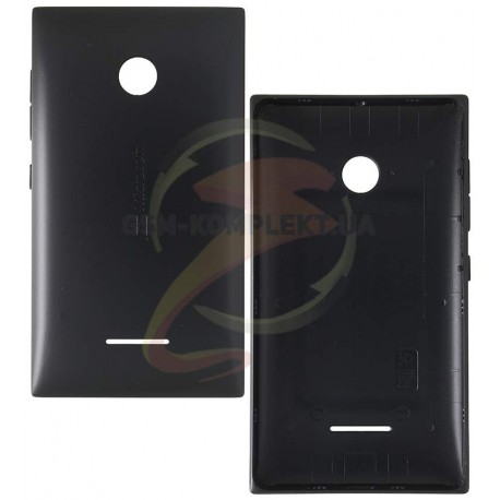 Задняя панель корпуса для Microsoft (Nokia) 435 Lumia, черная