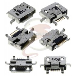 Коннектор зарядки, 5 pin, тип 12, micro-USB тип-B Коннектор зарядки, 5 pin, тип 12, micro-USB тип-B