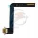 Шлейф для Apple iPad Air (iPad 5), коннектора зарядки, с компонентами, белый