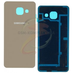 Задняя панель корпуса для Samsung A310F Galaxy A3 (2016), A310M Galaxy A3 (2016), золотистая