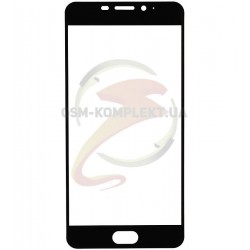 Загартоване захисне скло для Meizu M3e, 0,26 мм 9H, чорний колір