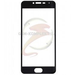 Закаленное защитное стекло Meizu M3 Note, 0,26 mm 9H, черное