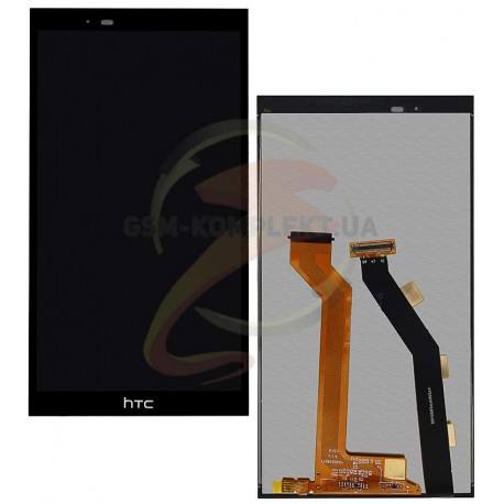 Дисплей для HTC One E9, черный, с сенсорным экраном (дисплейный модуль)