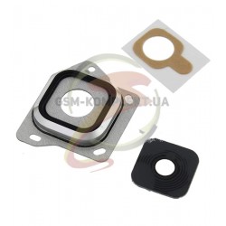 Стекло камеры для Samsung A300F Galaxy A3, A300FU Galaxy A3, A300G Galaxy A3, A300H Galaxy A3, черное