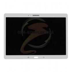 Дисплей для планшетів Samsung T800 Galaxy Tab S 10.5, T805 Galaxy Tab S 10.5 LTE, білий, з сенсорним екраном (дисплейний модуль) Дисплей для планшетів Samsung T800 Galaxy Tab S 10.5, T805 Galaxy Tab S 10.5 LTE, білий, з сенсорним екраном (дисплейний модуль)