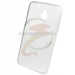 Чохол для Nokia (Microsoft) Lumia 640 XL Lumia Dual SIM, безбарвний, прозорий