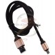 USB дата кабель iMAX microUSB 3.0, черный