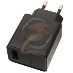 Зарядное устройство Lenovo, 2A, черное Зарядное устройство Lenovo, 2A, черное