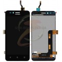 Дисплей для Huawei Y3 II, черный, с сенсорным экраном (дисплейный модуль), (версия 3G), High quality, LUA-U03/U22/U23/L03/L13/L23