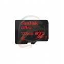 Карта пам яті 128 GB microSDXC SanDisk Ultra UHS-1 Сlass 10 (80Mb / s, 533X) (SDSQUNC-128G-GN6MA)